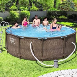 Bestway Piscina smontabile Steel Pro Max Deluxe jardin Bestway Piscina smontabile Steel Pro Max Deluxe jardin