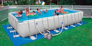 capacità di una piscina smontabile