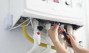installazione del Scaldabagno a gas