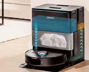 Cecotec Conga X70 Robot Aspirador Friegasuelos Autovaciado