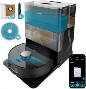Cecotec Conga X70 Robot Aspirador Friegasuelos con Base Autovaciado