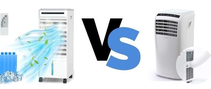 Climatizador de ar vs Ar condicionado portátil Climatizador de ar vs Ar condicionado portátil
