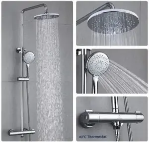 Columna de Ducha Termostática HOMELODY 40 Columna de Ducha Termostática HOMELODY 40