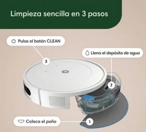 Robot Aspirador iRobot Roomba Combo 2 Essential base de autovaciado